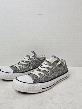 White Women's Sneaker with Textile Upper (Size US 5)